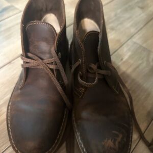 Brown Leather Men's Shoes Clarks size 7